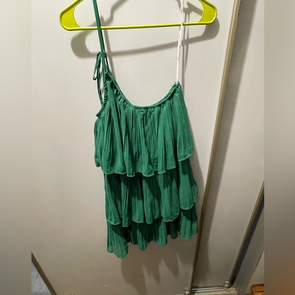 Lulus One Shoulder Ruffle Dress - Picture 1 of 3